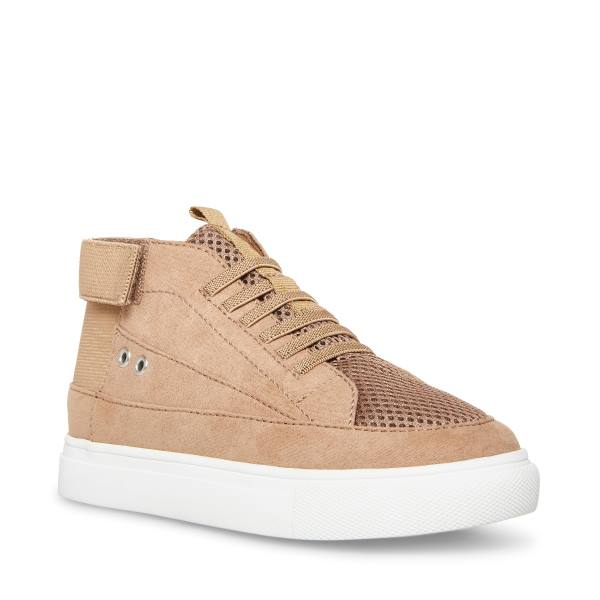 Steve Madden Achangee Taupe Sneakers Kinderen Grijs Bruin | SM-130YE