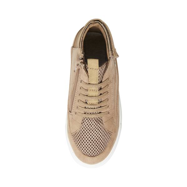 Steve Madden Achangee Taupe Sneakers Kinderen Grijs Bruin | SM-130YE