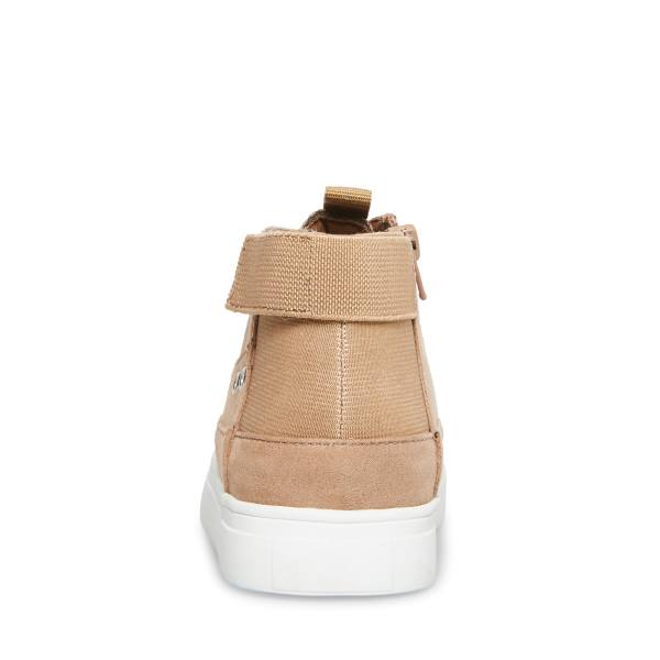 Steve Madden Achangee Taupe Sneakers Kinderen Grijs Bruin | SM-130YE