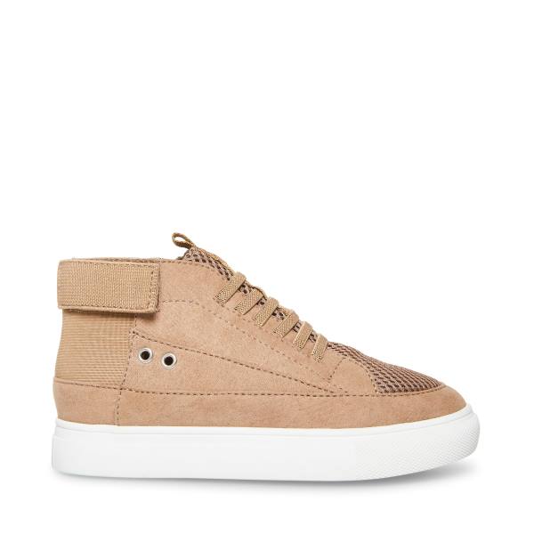 Steve Madden Achangee Taupe Sneakers Kinderen Grijs Bruin | SM-130YE