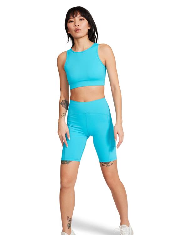 Steve Madden Active Bike Kort Turquoise Broeken Dames Turquoise | SM-763YU