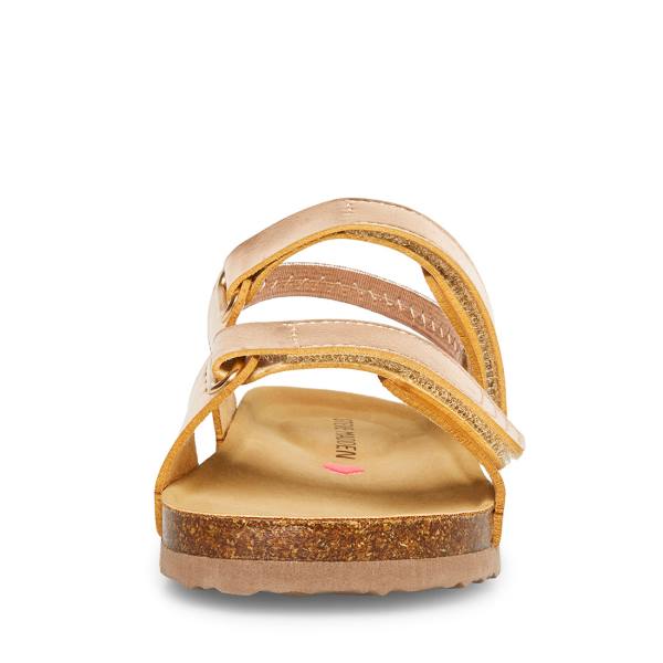 Steve Madden Adouble Sandalen Kinderen Roze Goud | SM-920MN