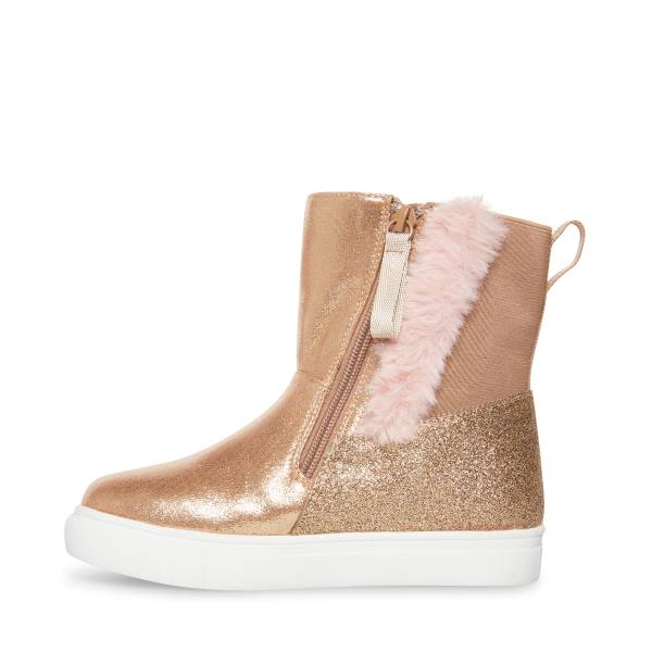 Steve Madden Agobi Bronze Enkellaarsjes Kinderen Bruin Gekleurd | SM-876JV