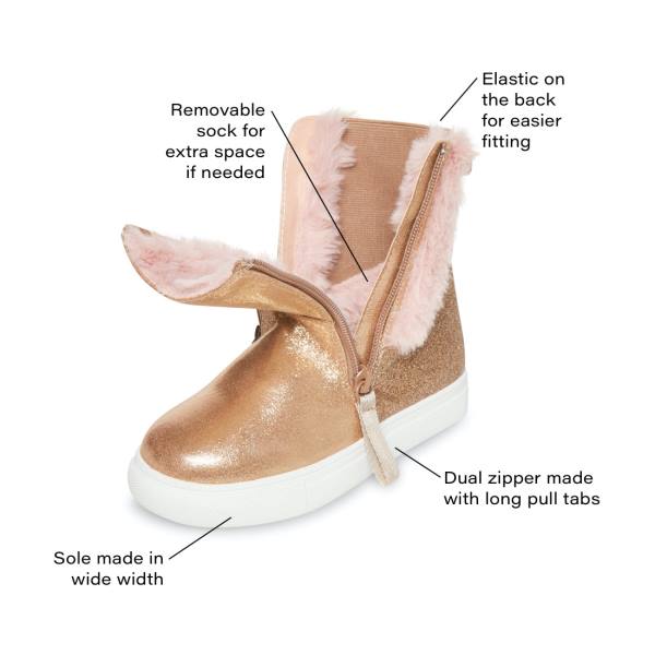 Steve Madden Agobi Bronze Enkellaarsjes Kinderen Bruin Gekleurd | SM-876JV