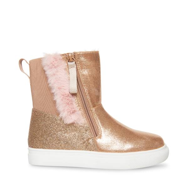 Steve Madden Agobi Bronze Enkellaarsjes Kinderen Bruin Gekleurd | SM-876JV