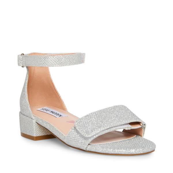 Steve Madden Airenne Sandalen Kinderen Zilver | SM-947BJ