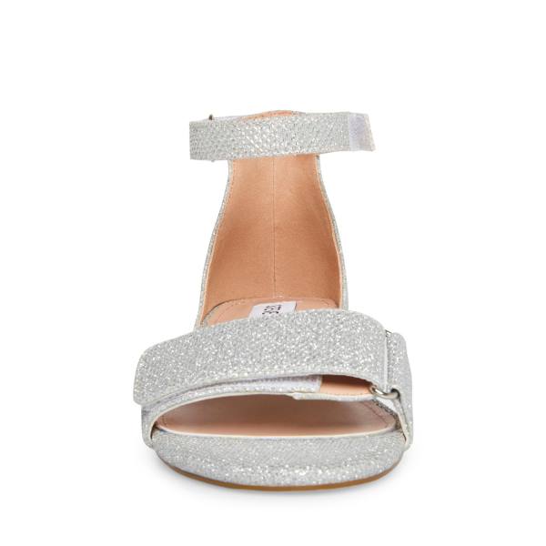 Steve Madden Airenne Sandalen Kinderen Zilver | SM-947BJ