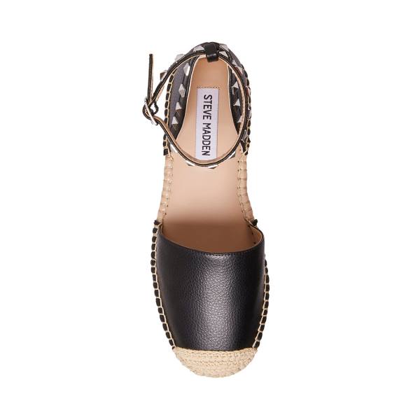 Steve Madden Alissa Platte Schoenen Dames Zwart | SM-123YG