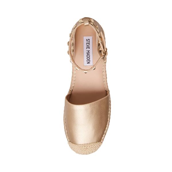 Steve Madden Alissa Platte Schoenen Dames Goud | SM-713QZ