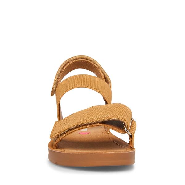 Steve Madden Apasquel Tan Sandalen Kinderen Bruin | SM-795XO