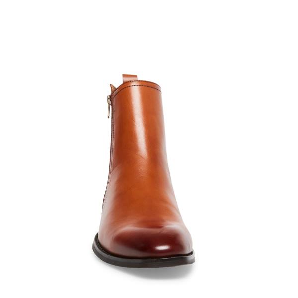 Steve Madden Aspenn-l Tan Leren Enkellaarsjes Heren Bruin | SM-972HG