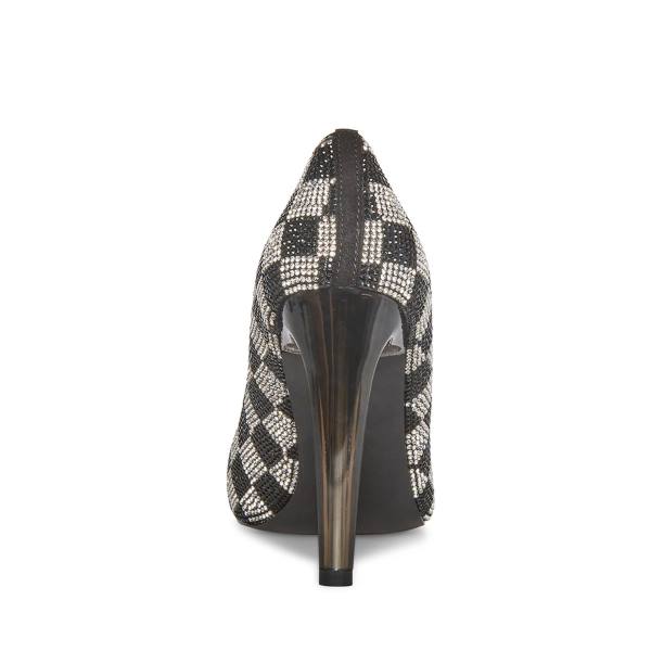 Steve Madden Atlanta-r Heel Hakken Dames Zwart Gekleurd | SM-637JY