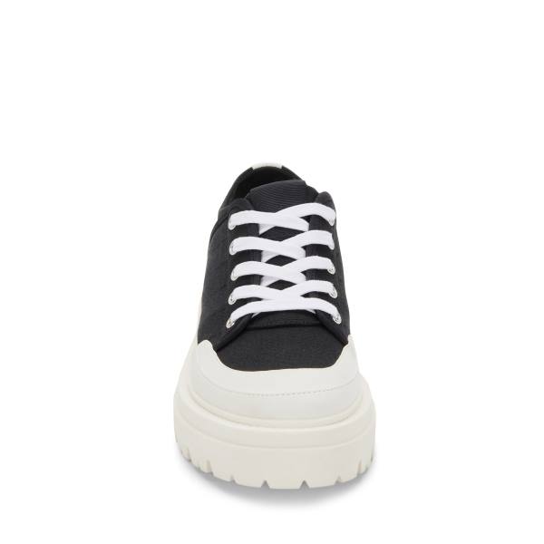 Steve Madden Avah Canvas Sneakers Dames Zwart | SM-306EX