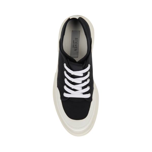 Steve Madden Avah Canvas Sneakers Dames Zwart | SM-306EX