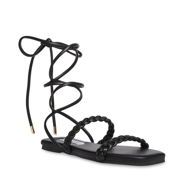 Steve Madden Bailey Sandalen Dames Zwart | SM-890EZ