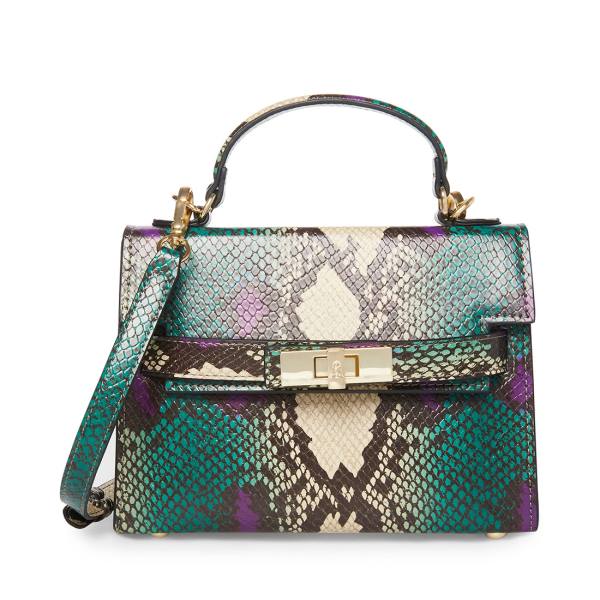 Steve Madden Bdignify Snake Crossbodytassen Dames Paars Slangenprint | SM-472SI