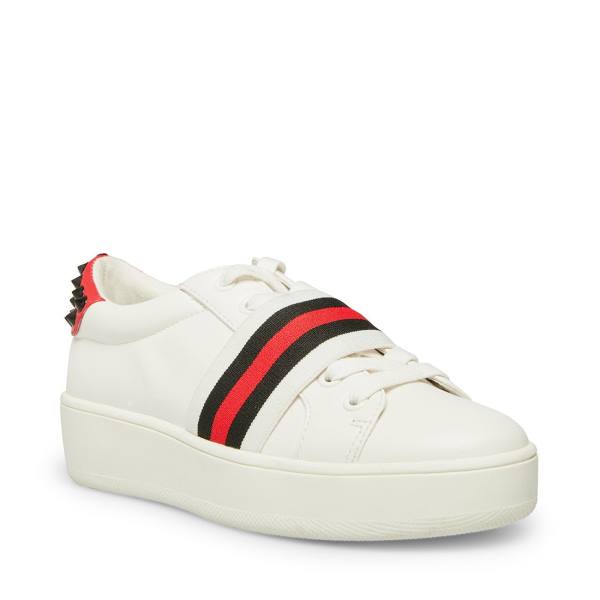 Steve Madden Becks Sneakers Dames Wit Gekleurd | SM-615LP