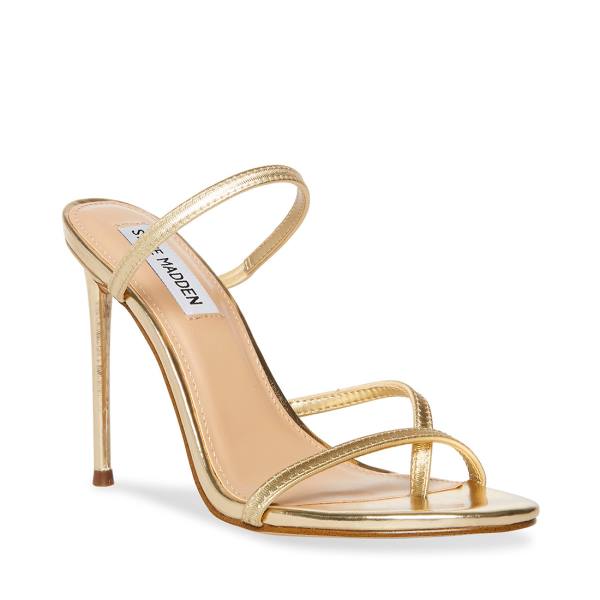 Steve Madden Bellezza Heel Hakken Dames Goud | SM-947YP