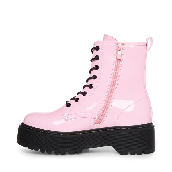 Steve Madden Bettyy Lak Enkellaarsjes Dames Roze | SM-650YC