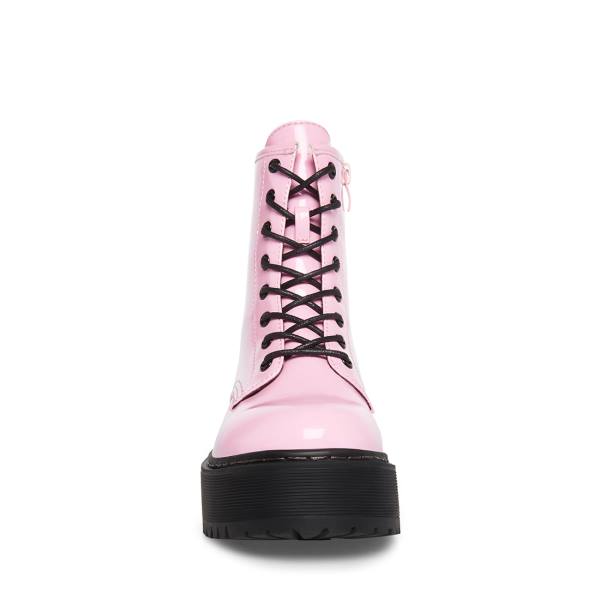 Steve Madden Bettyy Lak Enkellaarsjes Dames Roze | SM-650YC