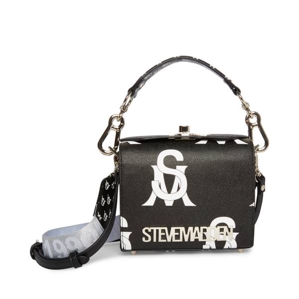 Steve Madden Bkinder-white Crossbodytassen Dames Zwart Wit | SM-430MB