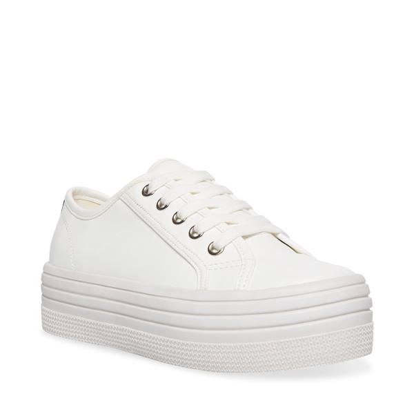 Steve Madden Bobbi30 Sneakers Dames Wit Groen | SM-764DW