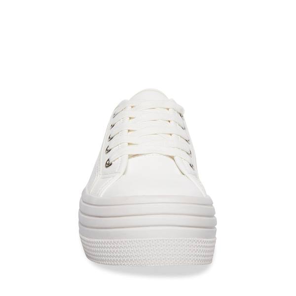 Steve Madden Bobbi30 Sneakers Dames Wit Groen | SM-764DW