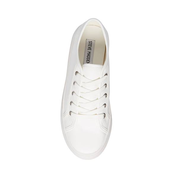 Steve Madden Bobbi30 Sneakers Dames Wit Groen | SM-764DW