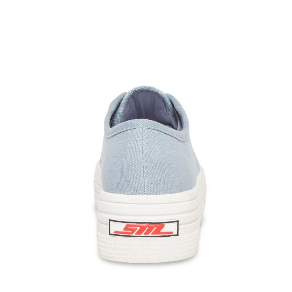 Steve Madden Bobbi 30 Sneakers Dames Blauw | SM-826PB