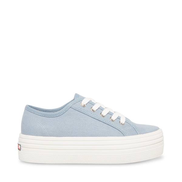 Steve Madden Bobbi 30 Sneakers Dames Blauw | SM-826PB