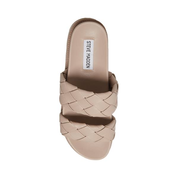 Steve Madden Briar Taupe Sandalen Dames Grijs Bruin | SM-219EL