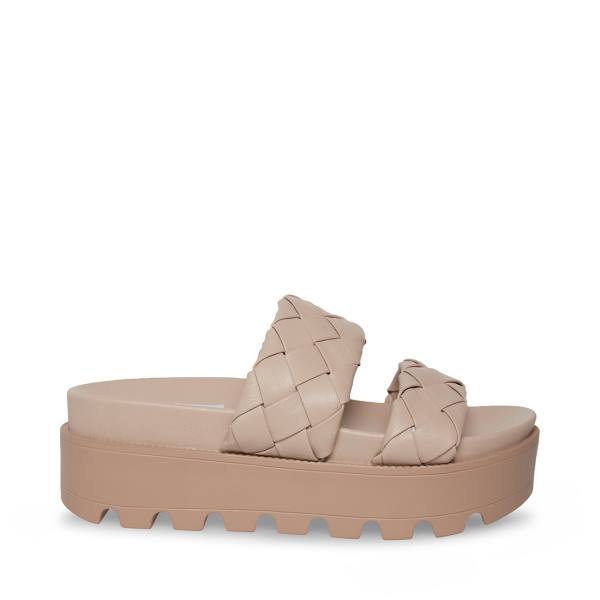 Steve Madden Briar Taupe Sandalen Dames Grijs Bruin | SM-219EL