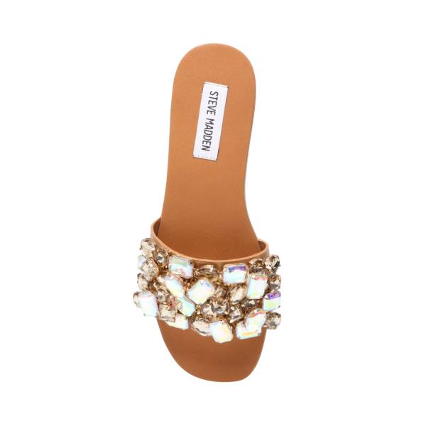 Steve Madden Brielle Tan Sandalen Dames Beige | SM-153FM