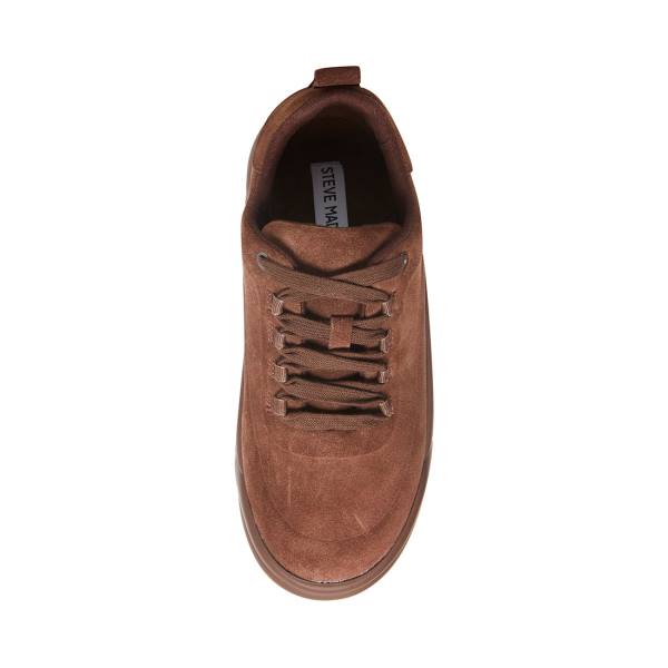 Steve Madden Briggs Suede Sneakers Dames Bruin | SM-182EY