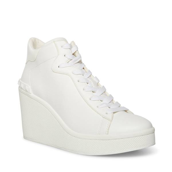 Steve Madden Brix Sneakers Dames Wit | SM-619UL