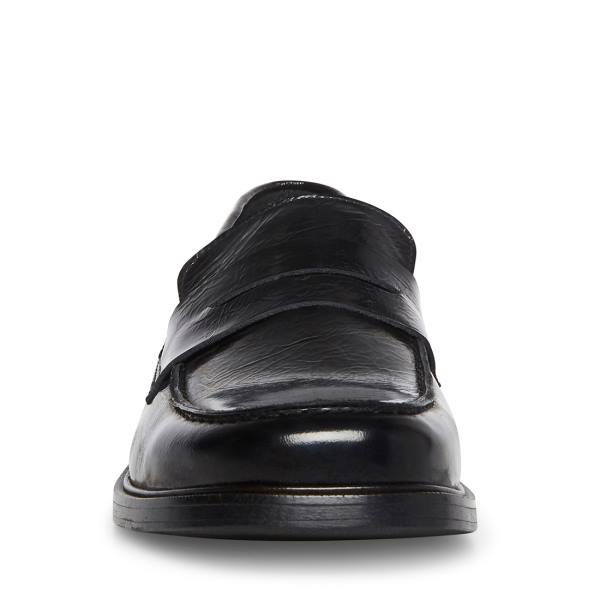 Steve Madden Brookline Lak Loafers Heren Zwart | SM-687DN