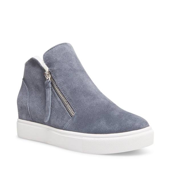 Steve Madden Caliber-f Suede Sneakers Dames Grijs | SM-478VY