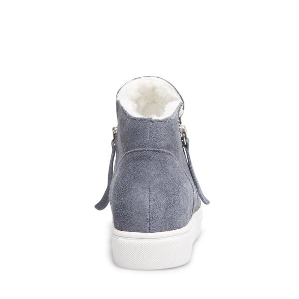 Steve Madden Caliber-f Suede Sneakers Dames Grijs | SM-478VY