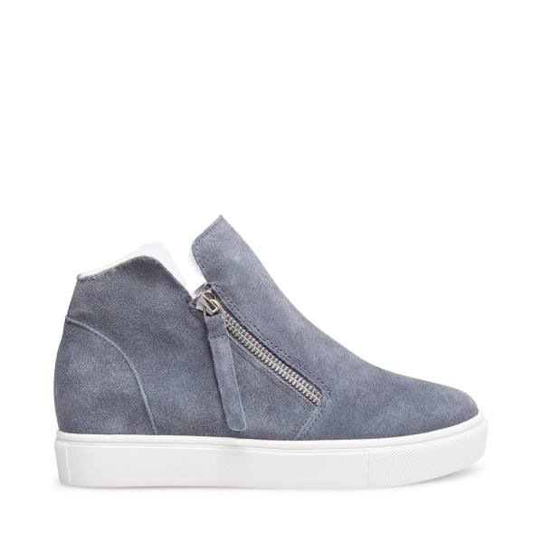 Steve Madden Caliber-f Suede Sneakers Dames Grijs | SM-478VY