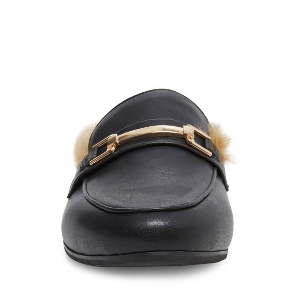 Steve Madden Calvino Leren Werkschoenen Heren Zwart | SM-687BA