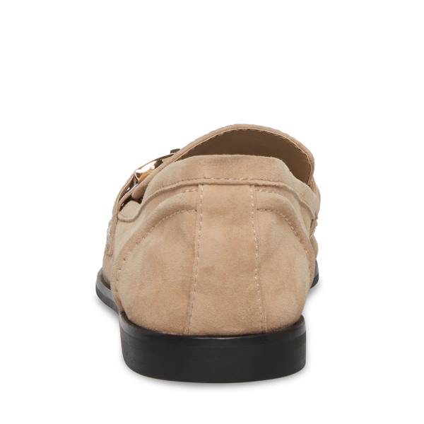 Steve Madden Carrine Tan Suede Platte Schoenen Dames Bruin | SM-126SV