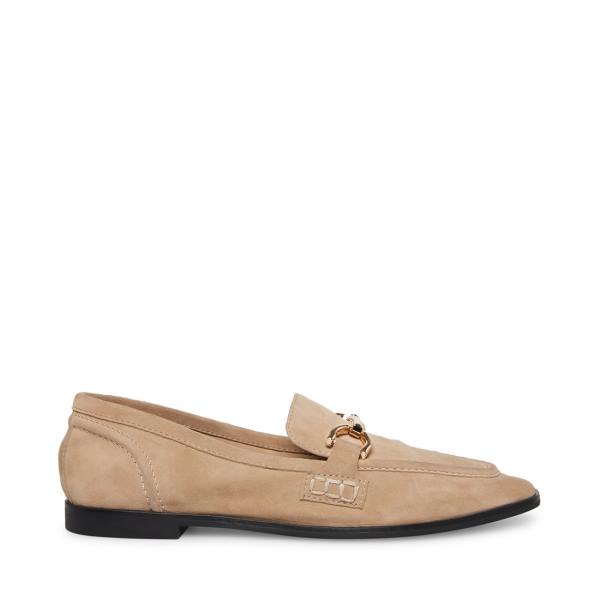 Steve Madden Carrine Tan Suede Platte Schoenen Dames Bruin | SM-126SV