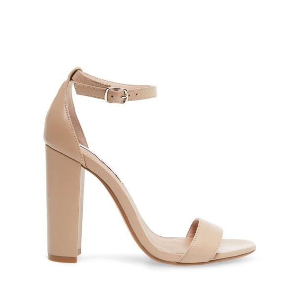 Steve Madden Carrson Blush Leren Heel Hakken Dames Roze | SM-701ZC