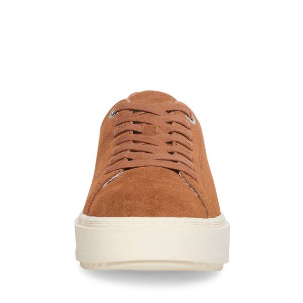 Steve Madden Catcher Mocha Sneakers Dames Beige | SM-678PF