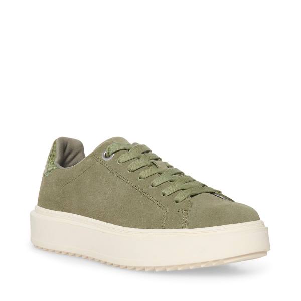 Steve Madden Catcher Sneakers Dames Groen | SM-029JH