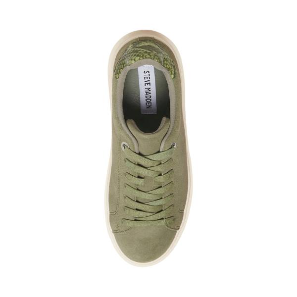 Steve Madden Catcher Sneakers Dames Groen | SM-029JH