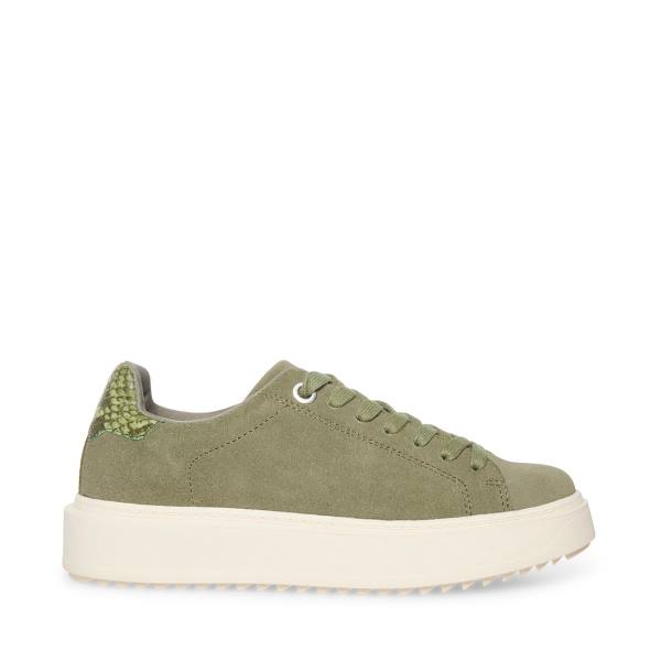 Steve Madden Catcher Sneakers Dames Groen | SM-029JH