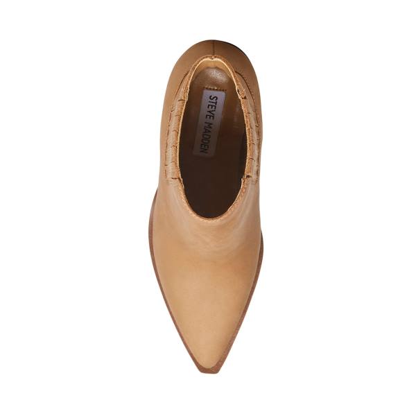 Steve Madden Catreena Tan Nubuck Enkellaarsjes Dames Bruin | SM-679RN