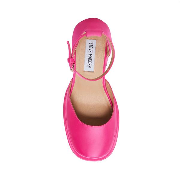 Steve Madden Charlize Satin Heel Hakken Dames Roze | SM-432DY