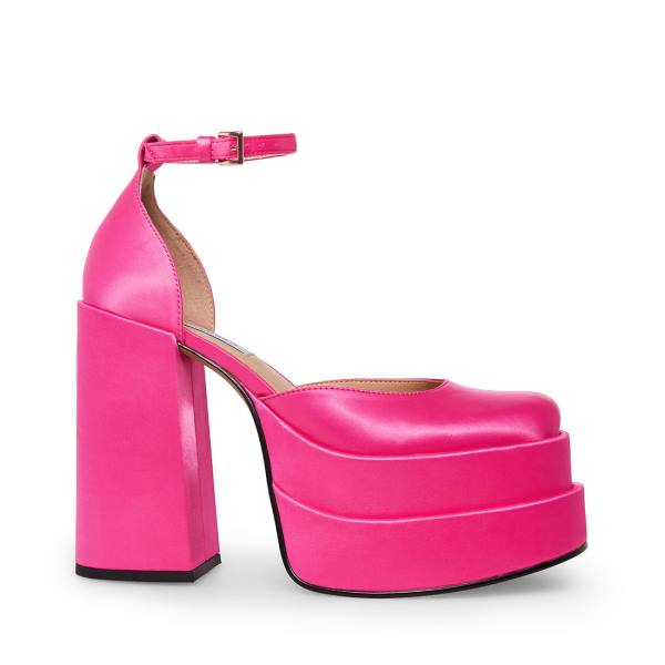 Steve Madden Charlize Satin Heel Hakken Dames Roze | SM-432DY